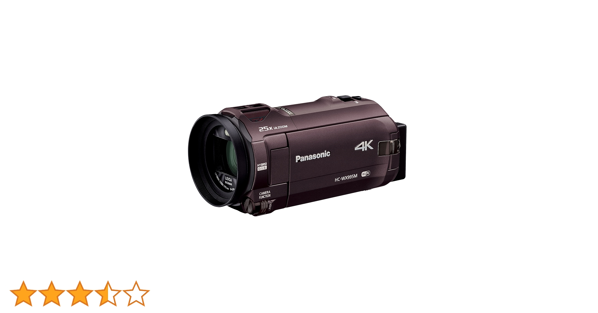 Amazon.co.jp: パナソニック 4K ビデオカメラ WX995M 64GB ワイプ撮り